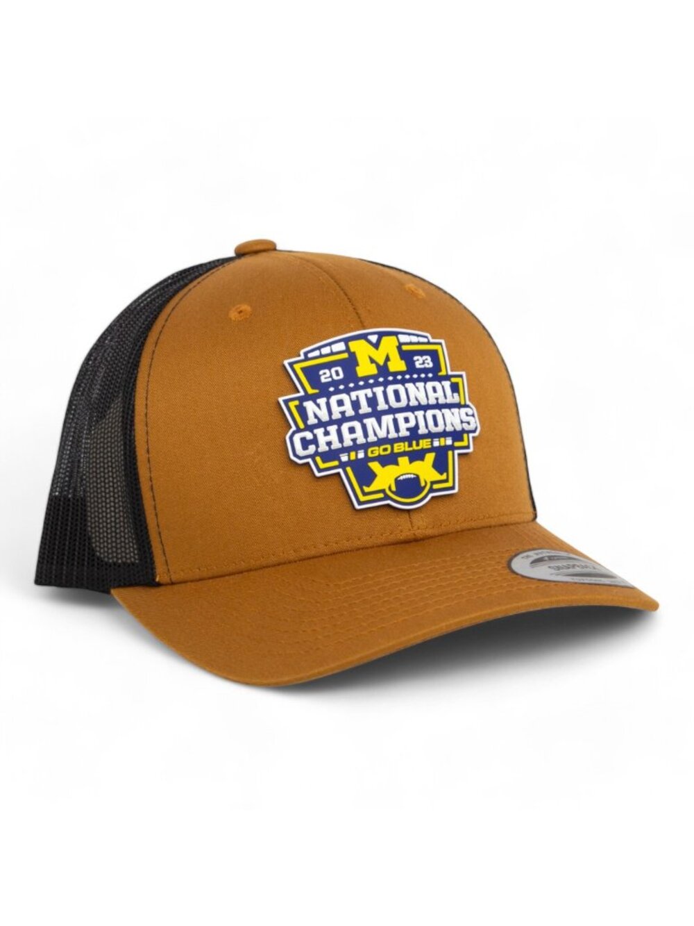 Michigan Wolverines 2023 College Football National Champions 3D YP Trucker Hat